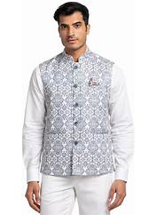 Raymond Medium Blue Waistcoat (39)